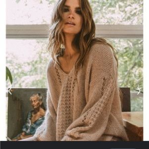 Spell and the Gypsy Knit Jumper in Stone size S/M